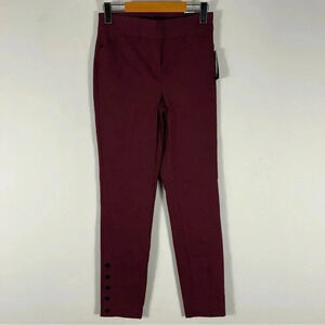 NWT Reitmans Iconic Slim Pants | Burgundy Quiet Luxury Workwear❤️